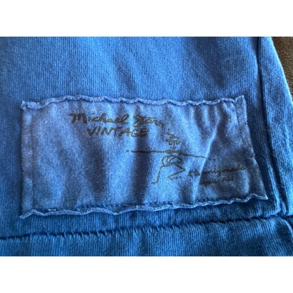 Michael Stars Vintage Blue Graphic T-Shirt 'Futuriste' - New with Tag, One Size - Picture 4 of 4